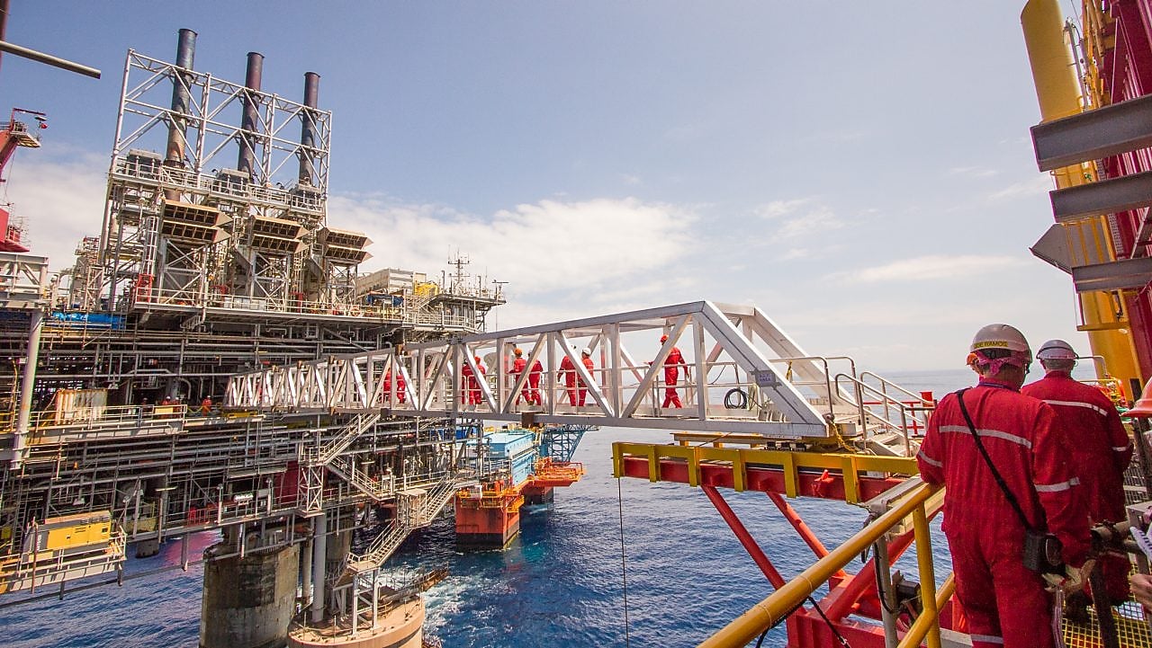 A new platform built alongside the existing Malampaya gas field