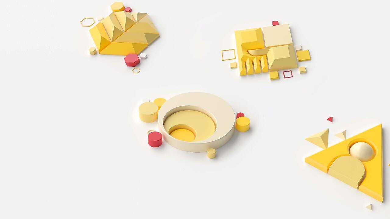 Graphic with all four main Powering progress pillar 3d graphs