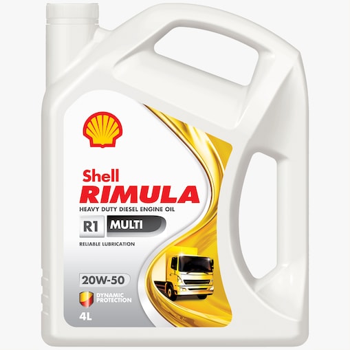 Pack shot Shell Rimula R1 Multi 4L
