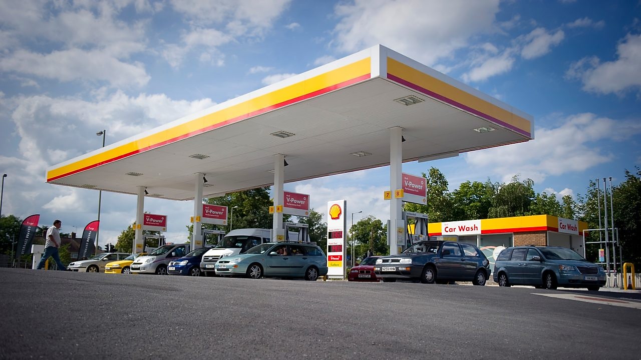 Shell petrol station