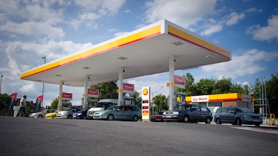 Shell petrol station