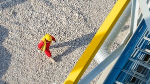 Shell engineer in a refinery