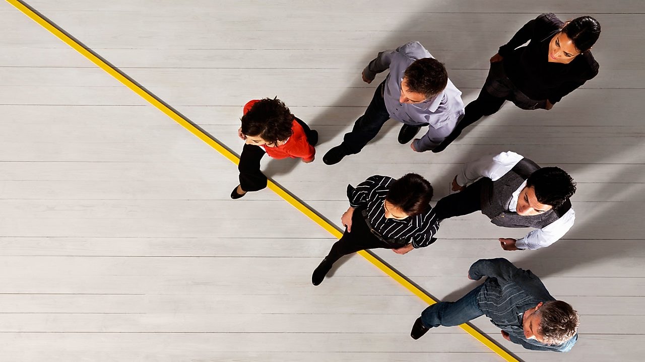 shell employee walking on the platform