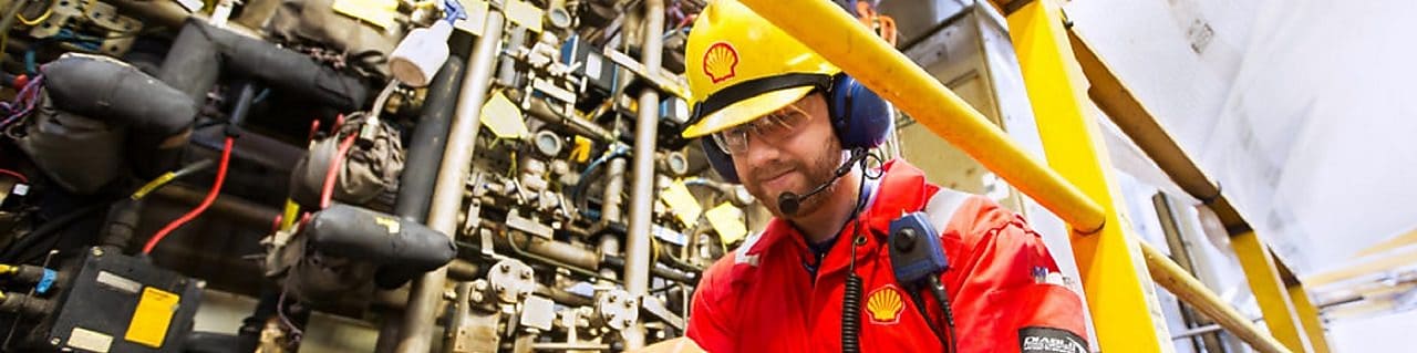 Employee from TACIT working in a plant room