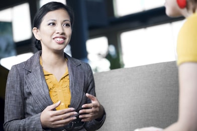 hr speaking with employee