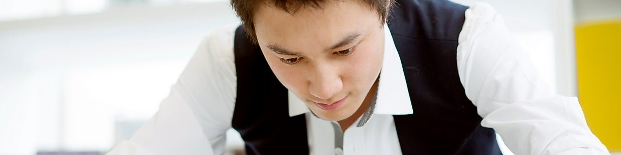 architect working in the office