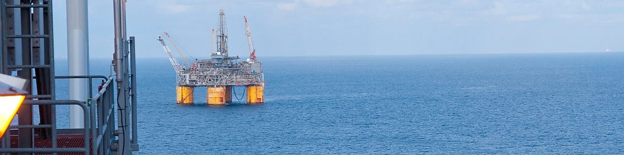 Offshore deep-water floating platform in the Gulf of Mexico
