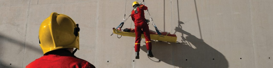 HSSE rescue training exercise at a refinery